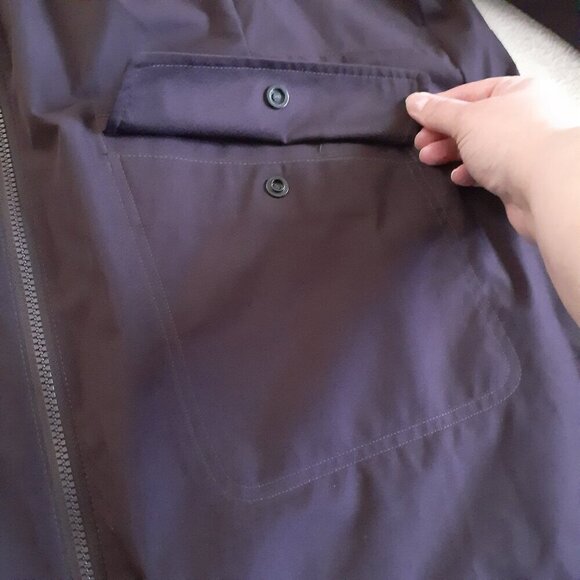 Reitmans Hyba Women's Size XXL Dark Purple Long Zipper Lightweight Jacket - Picture 5 of 15